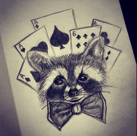 Рисунок волка для срисовки