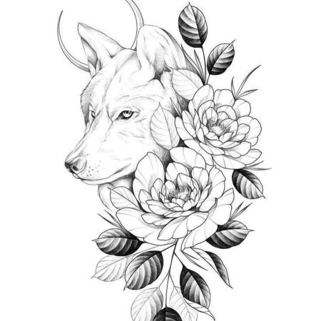 Тату эскизы животных
