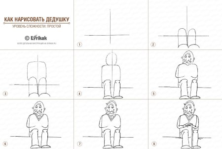 Бабушка для срисовывания