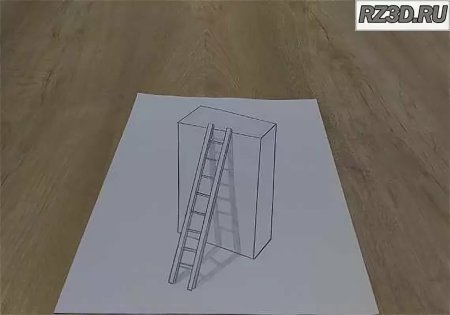 Рисунок 3д карандашом для начинающих