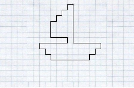 Рисование по клеточкам маленькие