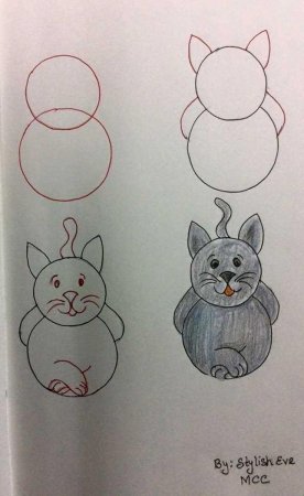 Рисование животных из цифр