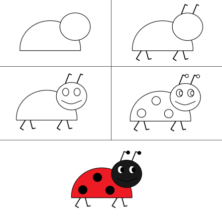 Пошаговые рисунки
