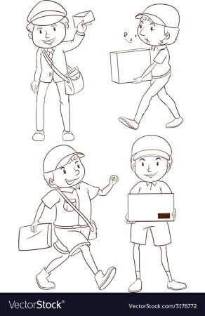 Схемы рисования профессии