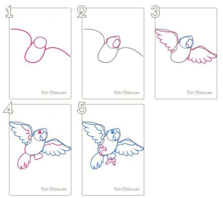 Поэтапное рисование кекса