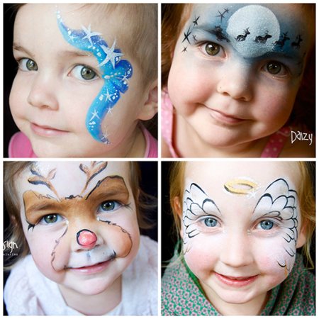 Аквагрим для детей пошагово для начинающих