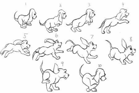 Рисунки мультяшных персонажей