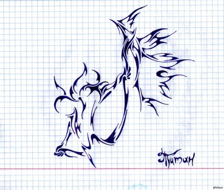 Рисунки ручкой легкие