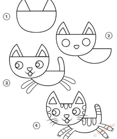 Поэтапное рисование для дошкольников