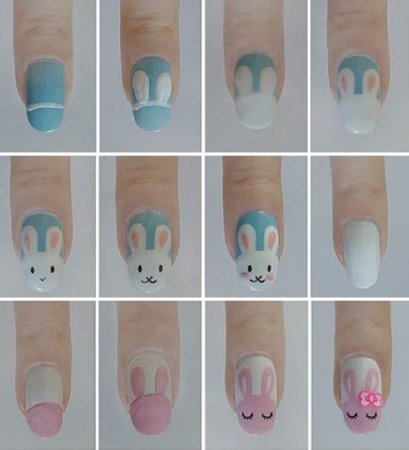 Лёгкие узоры для рисования на ногтях