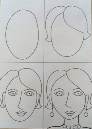 Как нарисовать Машу