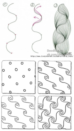 Узоры пошагово