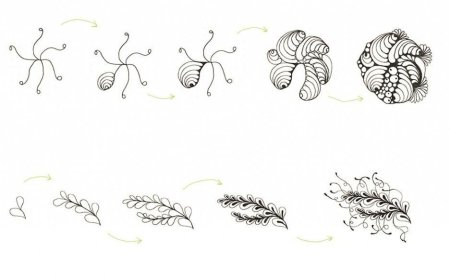 Легкие узоры карандашом для начинающих