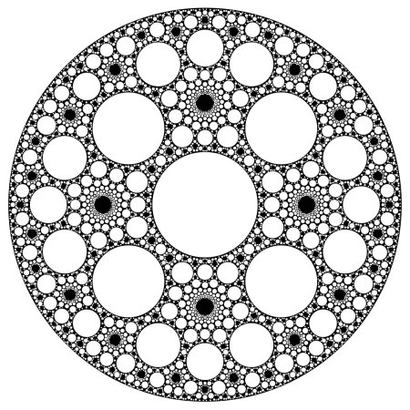 Орнамент в круге простой