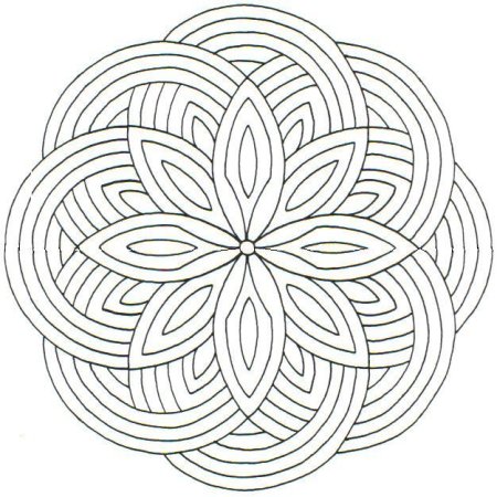 Орнаменты в круге для рисования