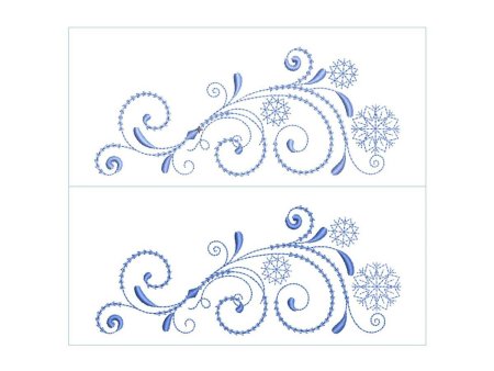 Морозные узоры трафарет