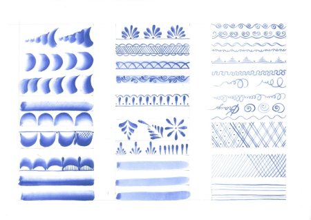 Узоры простые и красивые