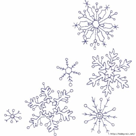 Зимние узоры на окнах трафареты