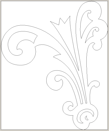 Трафареты узоров для вырезания