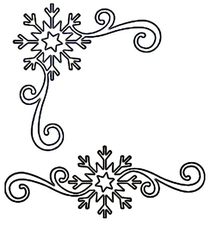 Узоры на окна трафареты