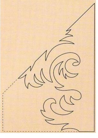 Легкий зимний узор