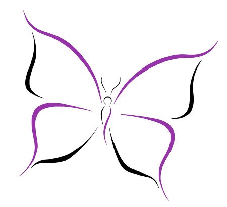 Бабочки для срисовки