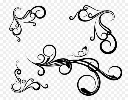 Узоры для рисования рамки