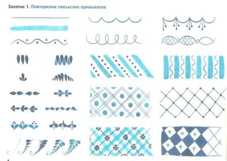 Мезенская роспись узоры элементы