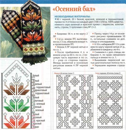 Жаккард для джурабов схемы