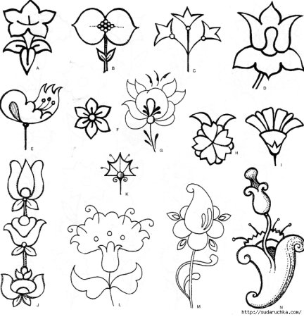 Маленькие узоры для рисования