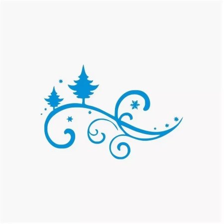 Зимние узоры простые