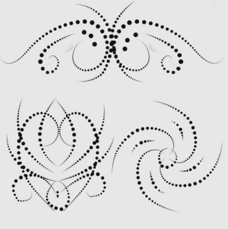 Узоры для точечной росписи контурами