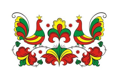Узоры Северной Двины пермогорская роспись