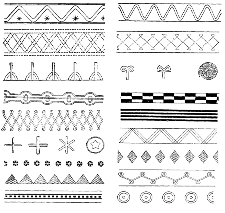 Орнамент народов шорцев