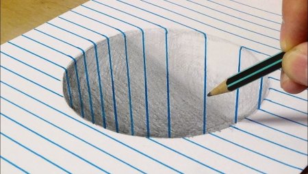 3d рисунки карандашом для начинающих