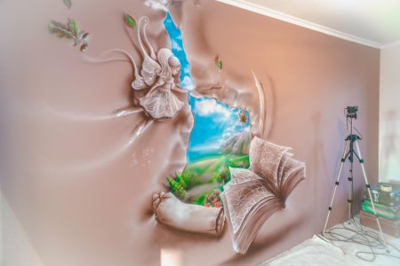 Аэрография на стенах