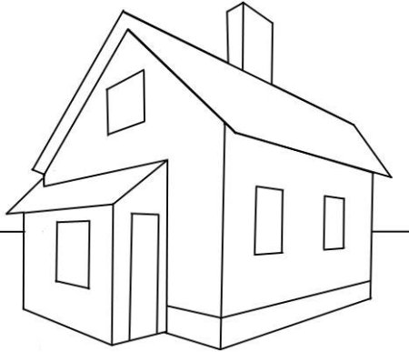 Как нарисовать многоэтажный дом