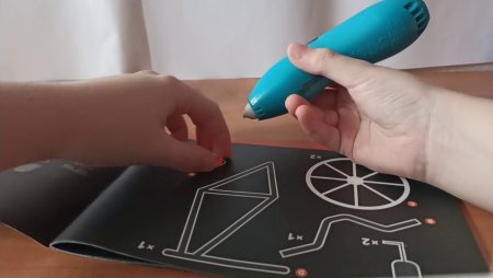 Бабочка 3д ручкой