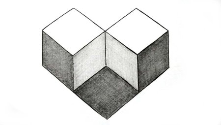 Объемный квадрат