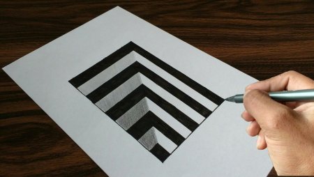 Оптические иллюзии на бумаге