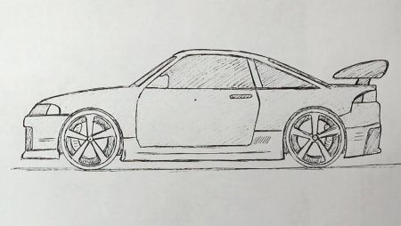Рисунки для срисовки машины