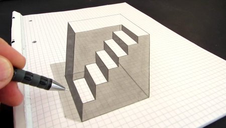 Простые оптические иллюзии на бумаге