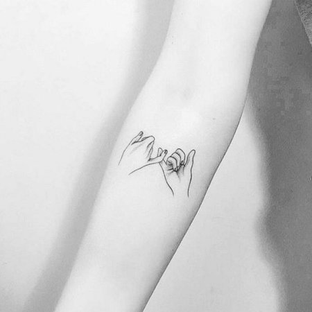 Минималистичные тату для девушек