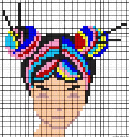 Рисунокв пол клеточкам