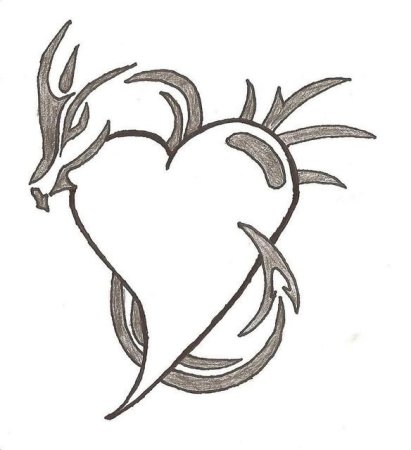 Красивые тату карандашом