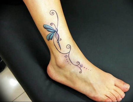 Красивые Татуировки на лодыжке