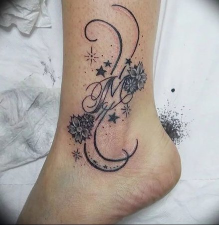 Тату на лодыжку для женщин