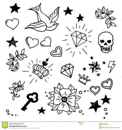 Эскизы маленьких тату