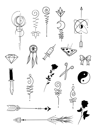 Узоры хной легкие для начинающих