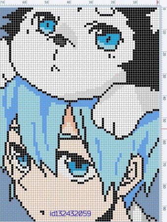 Хомура Pixel Art